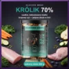 Kłaczek Menu Królik 400 g — mokra karma dla psa w szklanym słoiku, 70% mięsa