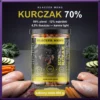 Kłaczek Menu Kurczak 400 g — mokra karma dla psa w szklanym słoiku, 70% mięsa