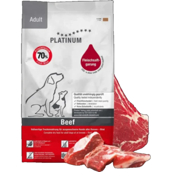 Platinum Adult Beef — opakowanie
