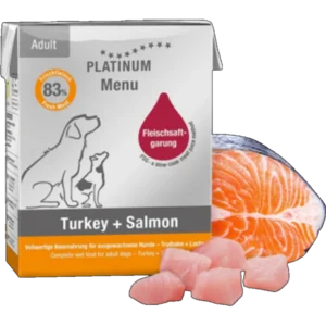 Platinum Menu Adult Turkey+Salmon — opakowanie